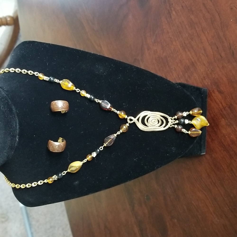 Necklace and Earrings